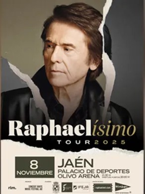 <a href="/RAPHAELartista/">𝗥𝗔𝗣𝗛𝗔𝗘𝗟</a>  presenta su gira Raphaelísimo en su tierra en su recorrido por España. Para la venta de entradas los enlaces están en raphaelnet.com/gira