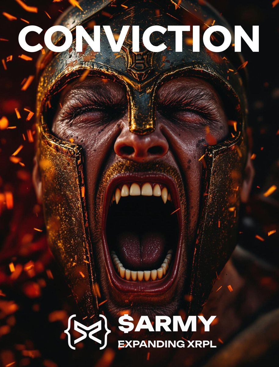 GM, Faithful Holders.
The Flame is lit. The mission continues.
$ARMY marches with purpose.

We are the Vanguard of the Ledger.
We are here to expand XRPL.
And we shall prevail.

Sound off below, Troopers ⚔️🔥
#TheCult #ExpandingXRPL <a href="/ARMY_XRP589/">$ARMY</a>