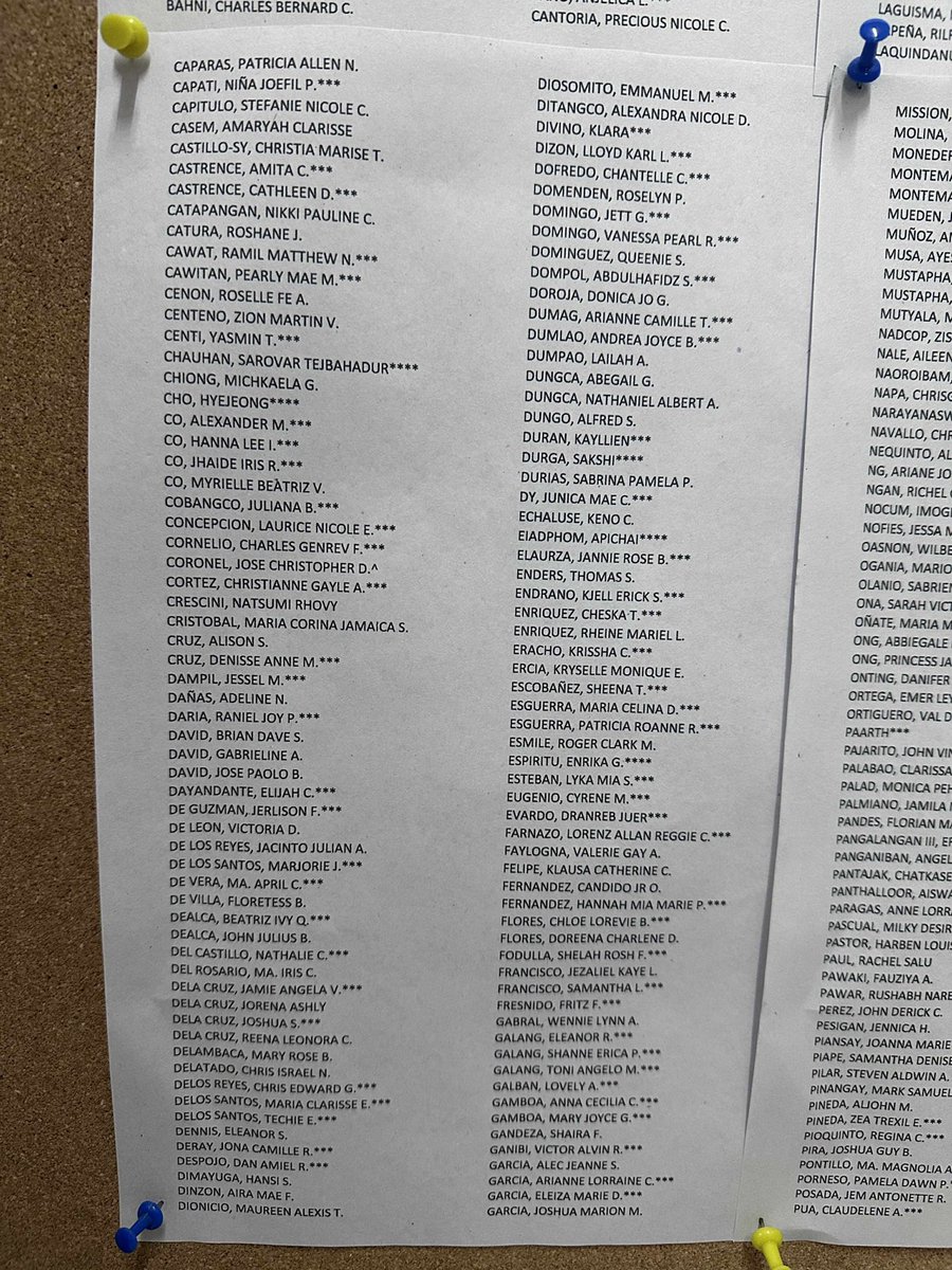 duckterkwekkwek's tweet photo. List of graduates daw po na posted sa 3rd floor med bldg https://t.co/oEjzv947ij