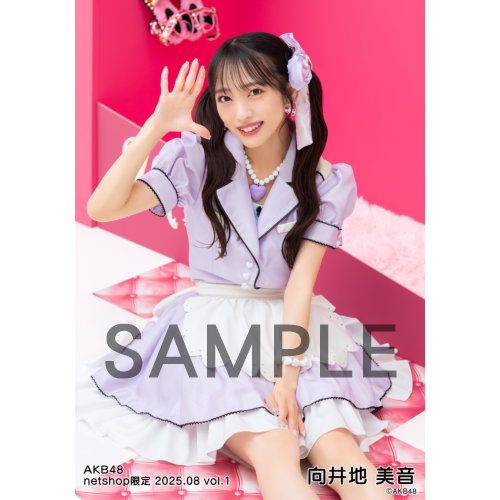 向井地美音 AKB48 2025年4月netshop限定 生写真+カード コンプ