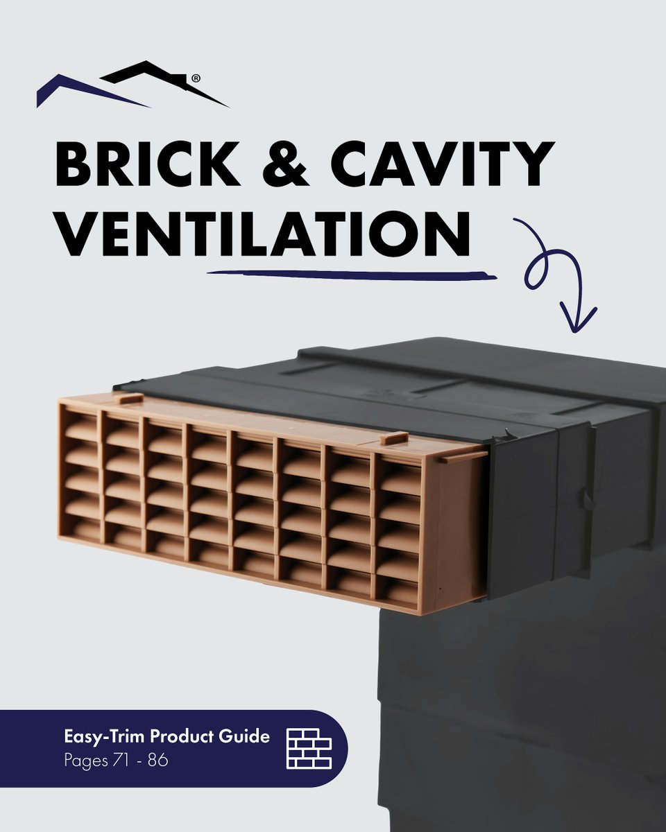 Flexible and fully compliant, our cavity and insulation range fits all cavity sizes ensuring airflow, moisture protection, and lasting structural integrity.

Perfect for your next project! 🔧

#EasyTrim