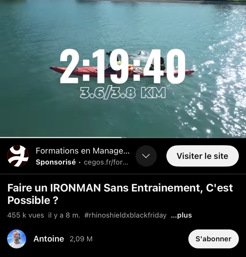 paulinvhst1's tweet photo. @Kulturlesite_ N’importe (sportif) qui peut finir 3,8 km de natation. Mais peu de gens sont capables d’enchaîner 180 km de vélo https://t.co/XqK4etEwPG