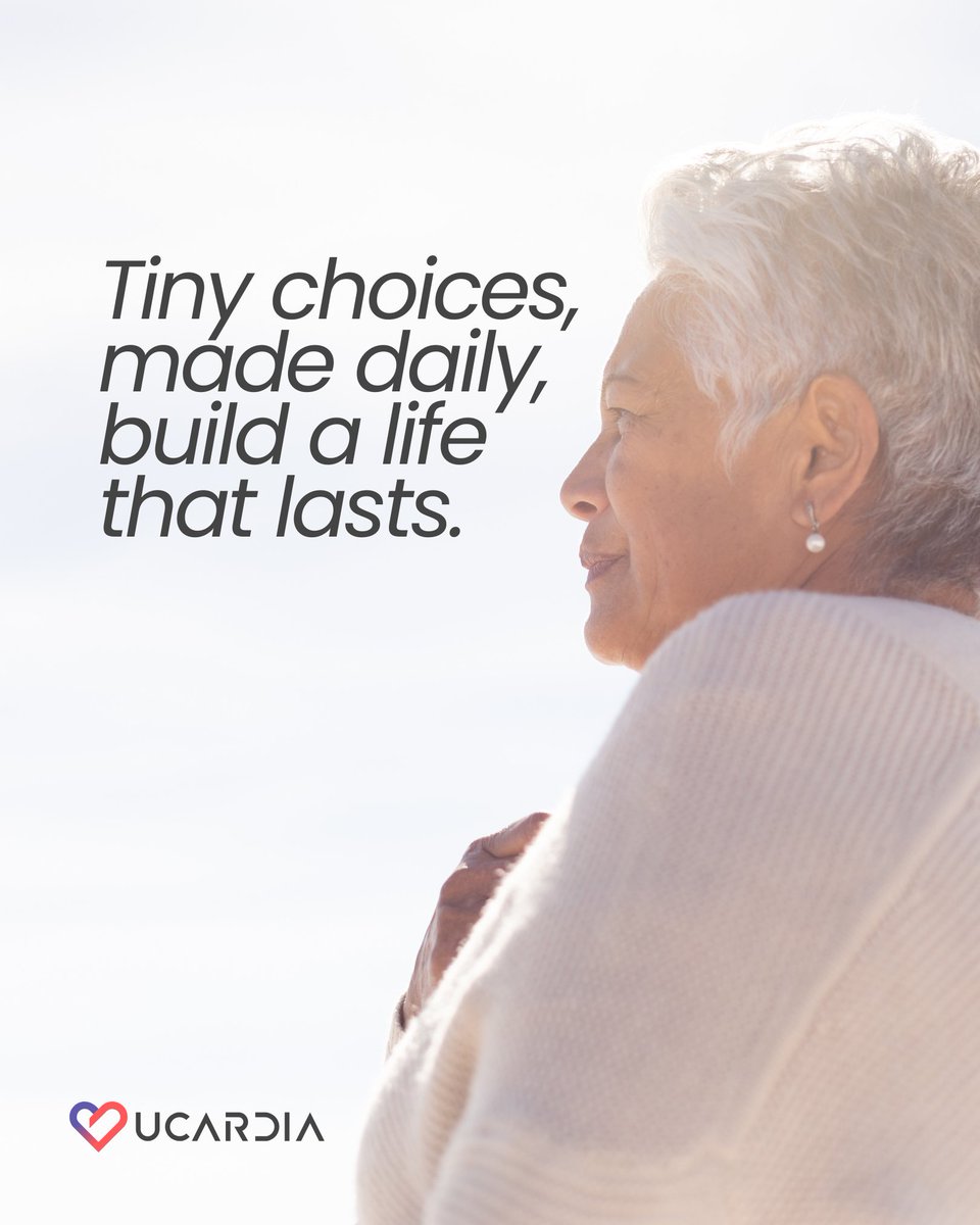 Your heart doesn’t take days off. 

Neither should your care.  
Tiny choices, made daily, build a life that lasts.  

👉 Get started today at ucardia.com/get-started