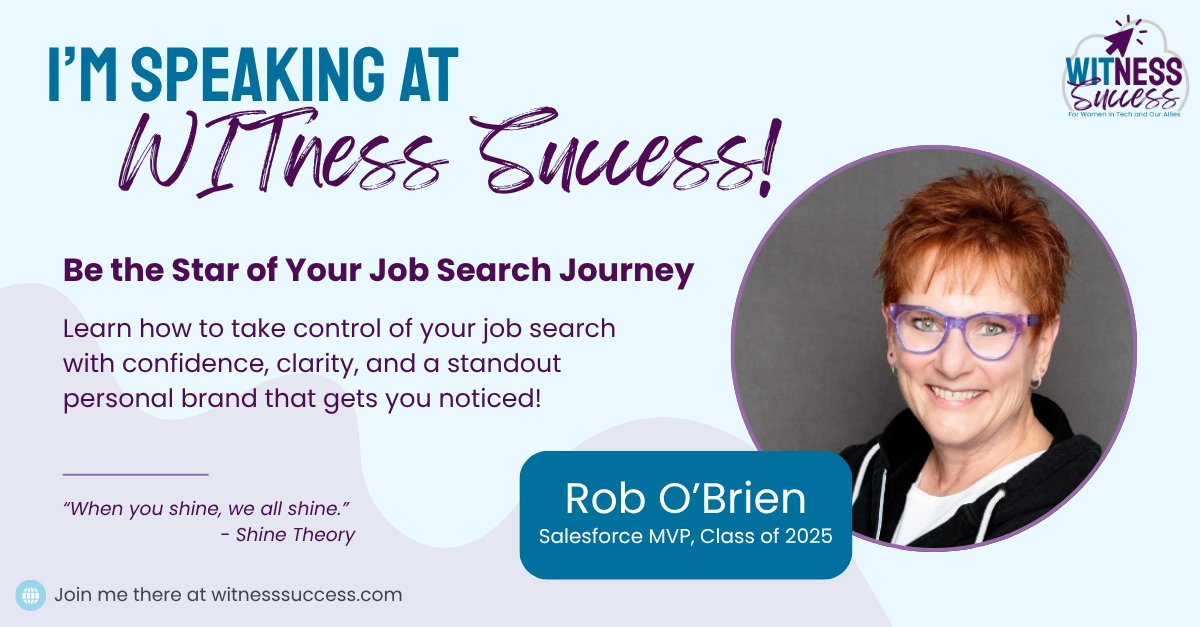 Rob_KRCM's tweet image. Lights, camera, action... and WITness Success.
Heading to #WITnessSuccess in Louisville — who else is going?
Let’s connect and make the most of it.
#WomenInTech #SalesforceOhana #TrailblazerCommunity #LightsCameraAction