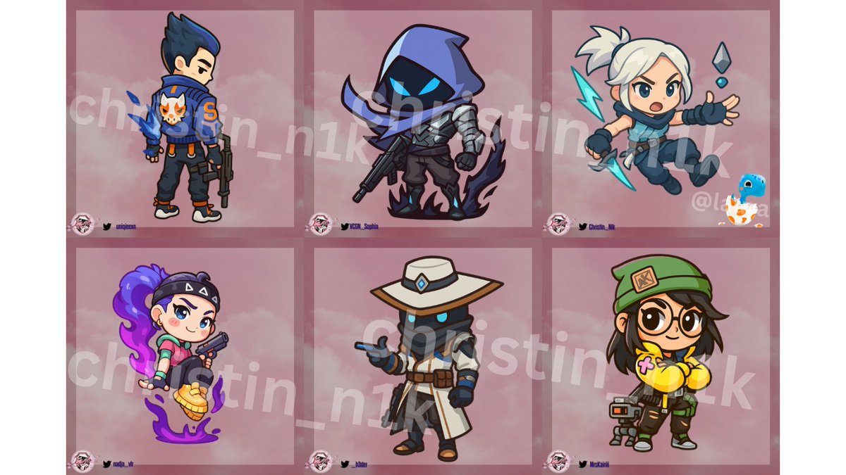 christin_N1k's tweet image. Created some cuties from @VCGN_Sakura bigger project hihi 🌸