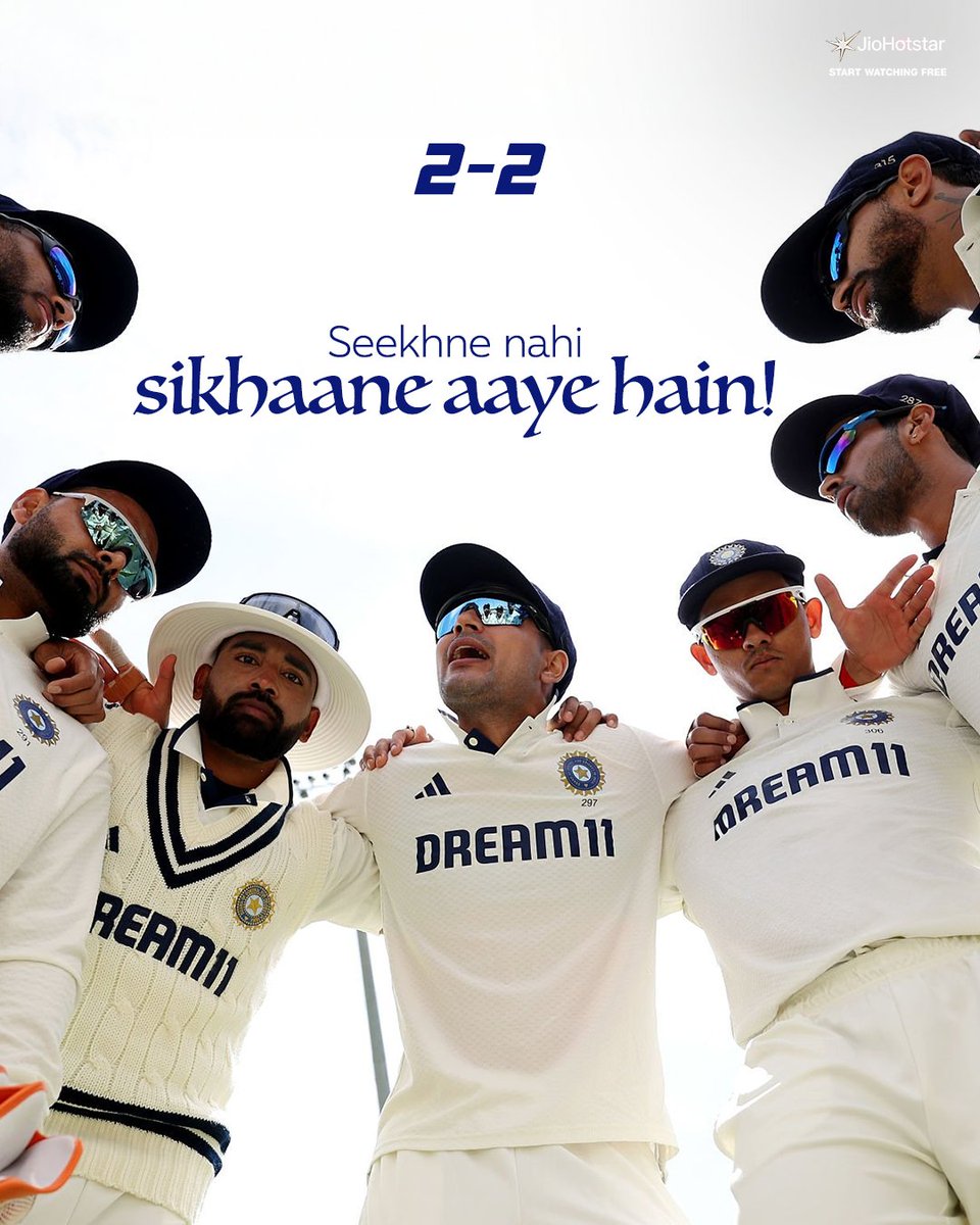 Not all heroes win matches — some save them! 💪🇮🇳 A masterclass in patience, grit &amp; pride. India’s fightback in whites is pure Test magic! 🔥 #INDvsENG #TestCricket #TeamIndia #CricketTwitter