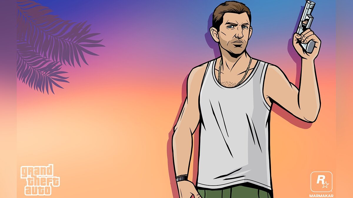 CheezhOfficial's tweet image. GTA 6 artwork but GTA Vice City Era