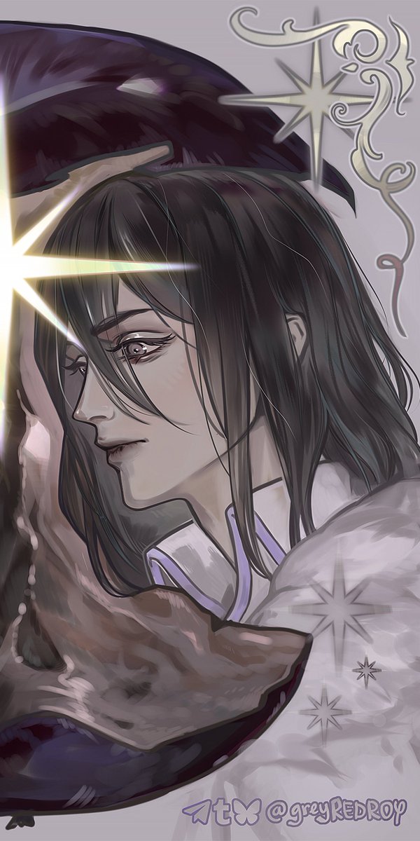 grrdr17's tweet image. 🕊️🐀i divided the previous art into two halves, so each of them now could be an independent portrait now  ~

#fyolai #appletrend #fyodorbsd #nikolaibsd #文スト #BSD