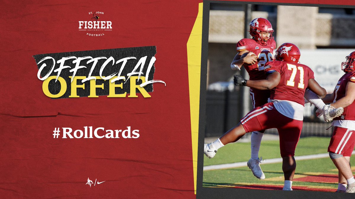 Danny ahearn (@ahearndanny) on Twitter photo Blessed and grateful to announce Ive received my first official from the University of St. John Fisher! Thank you coach Raby and coach Segala for this opportunity! <a href="/CoachRabyJr/">Ed Raby</a> <a href="/Coach_Segala/">Brees Segala</a> <a href="/LHSfballLegends/">Lancaster Legends Football</a> <a href="/WNYAthletics/">WNY Athletics</a> <a href="/CoachMaxxAmato/">Coach Maxx</a> <a href="/SjfFootball/">Fisher Football</a> <a href="/bruso102/">Sean Bruso</a> Blessed and grateful to announce Ive received my first official from the University of St. John Fisher! Thank you coach Raby and coach Segala for this opportunity! <a href="/CoachRabyJr/">Ed Raby</a> <a href="/Coach_Segala/">Brees Segala</a> <a href="/LHSfballLegends/">Lancaster Legends Football</a> <a href="/WNYAthletics/">WNY Athletics</a> <a href="/CoachMaxxAmato/">Coach Maxx</a> <a href="/SjfFootball/">Fisher Football</a> <a href="/bruso102/">Sean Bruso</a>