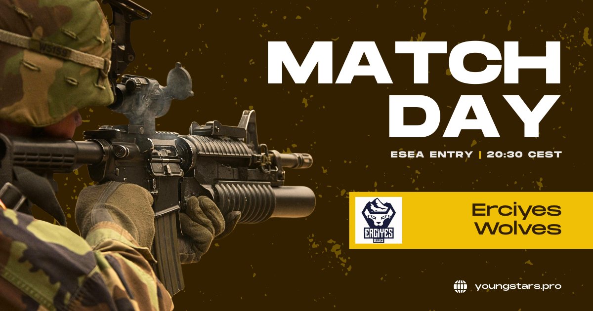 Today, Young Stars Academy will play their seventh match of the ESEA Entry season.

This time, their opponent will be Erciyes Wolves. You can find the stream of the match on <a href="/bsgiewowy/">Bsgiewowy</a>   Twitch channel.

Good luck!