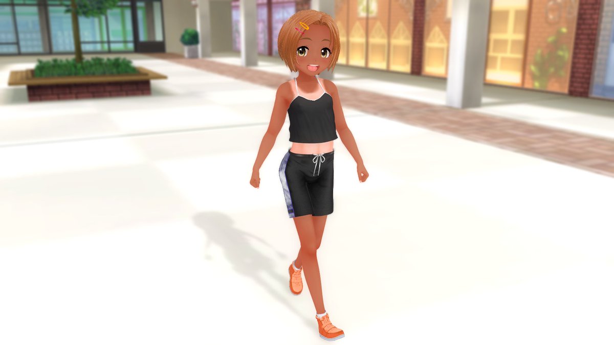 見事な日焼け女児来た。
かわいい。