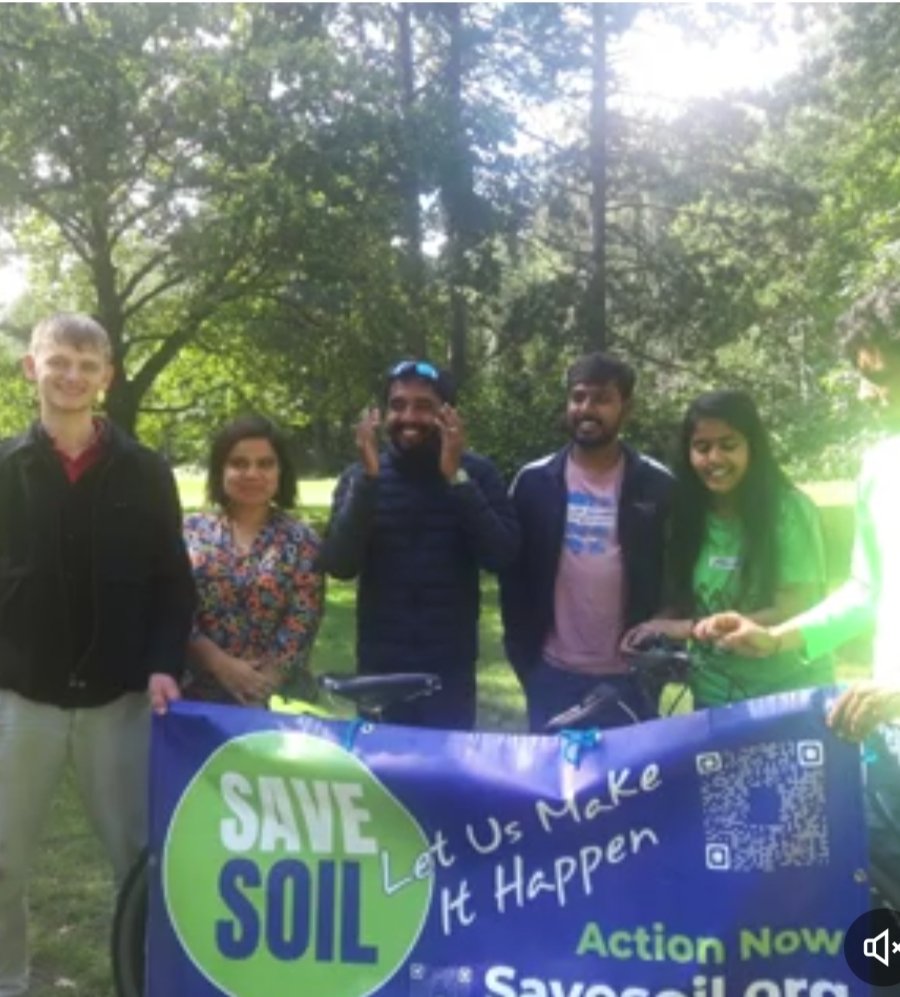 🚴‍Sahil's Save Soil bike tour through Europe starts🌟🌍

 🌍 Let's make this event unforgettable for Europe.💚

#SaveSoil