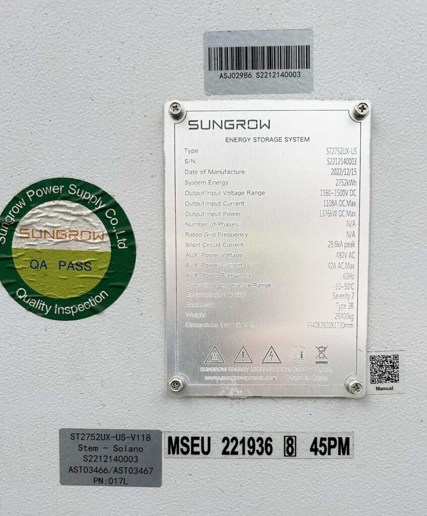 HOLT Renewables (@holtrenewables) on Twitter photo We’ve got two like-new Sungrow BESS units up for sale, each rated at 1200kW / 2752kWh. Backed by 13 years remaining on the original manufacturer’s warranty. 
💻 bit.ly/452WnQm
📲  512-382-2999
✉️ operations@holtrenewables.com
#HOLTRenewables We’ve got two like-new Sungrow BESS units up for sale, each rated at 1200kW / 2752kWh. Backed by 13 years remaining on the original manufacturer’s warranty. 
💻 bit.ly/452WnQm
📲  512-382-2999
✉️ operations@holtrenewables.com
#HOLTRenewables