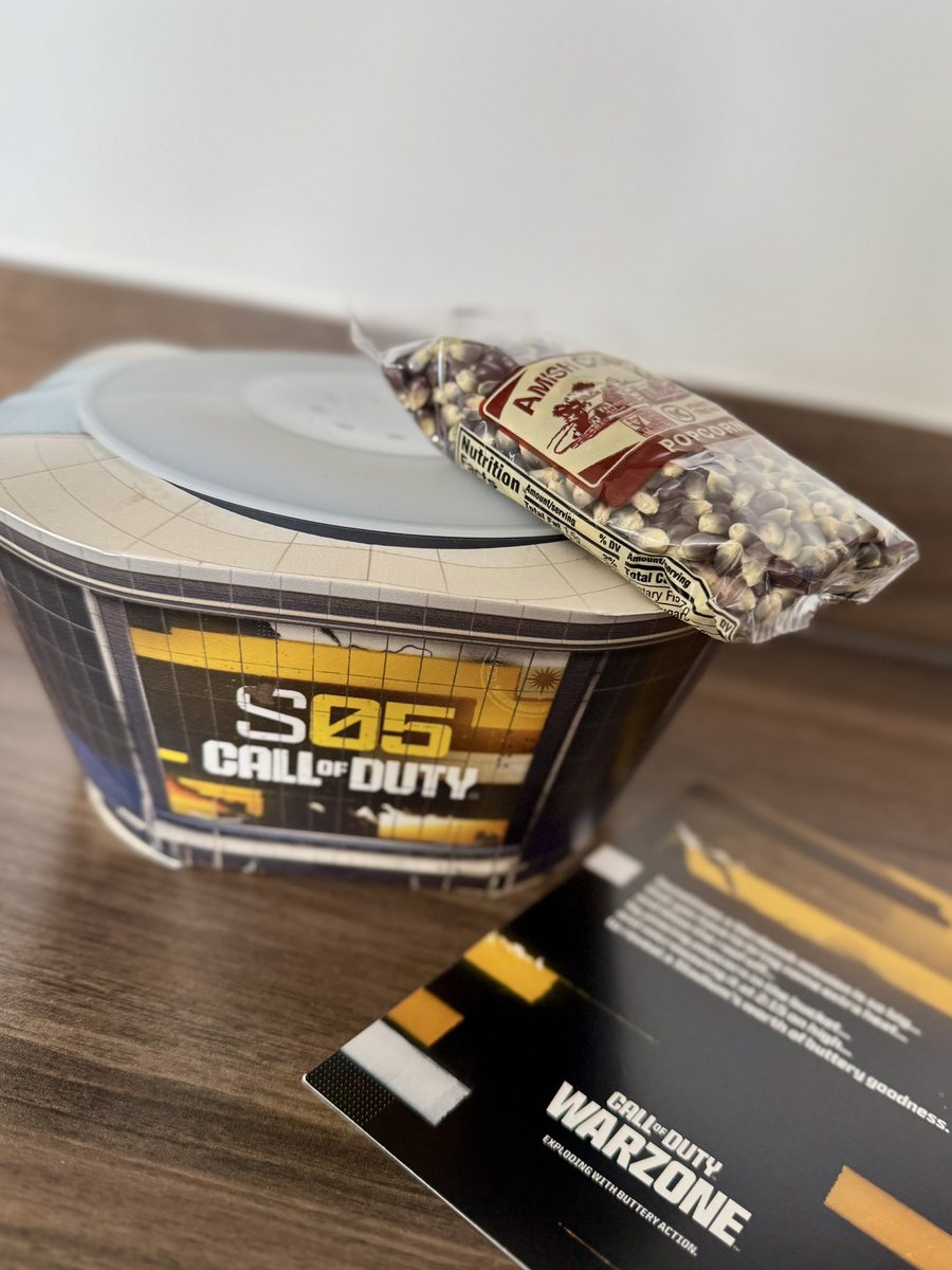 OLL (@itsollms) on Twitter photo Looks like Season 5 is going to ABSOLUTELY POP OFF 👀🍿
Big thank you to <a href="/CallofDutyUK/">Call of Duty UK</a> for sending this out to me🤝 #warzone #CallofDuty Looks like Season 5 is going to ABSOLUTELY POP OFF 👀🍿
Big thank you to <a href="/CallofDutyUK/">Call of Duty UK</a> for sending this out to me🤝 #warzone #CallofDuty