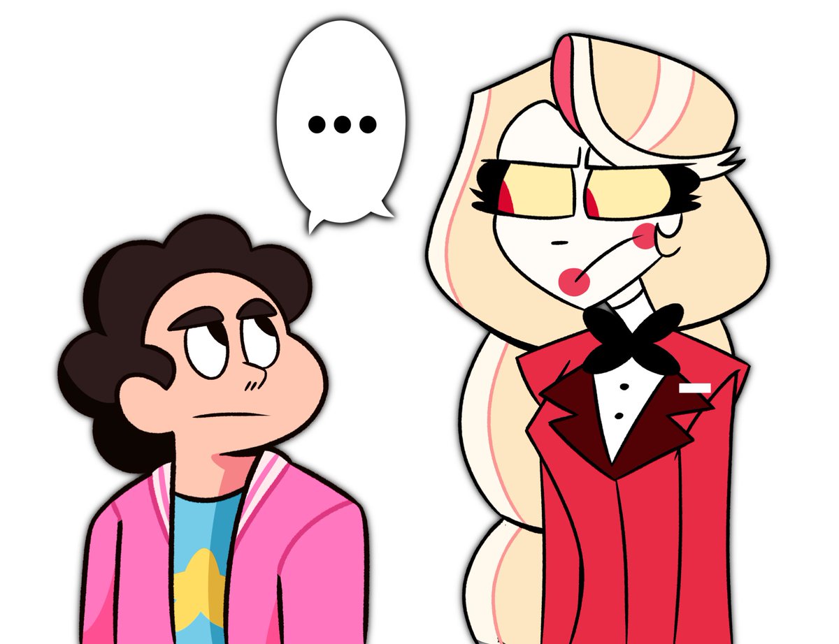 Yeah… #INVINCIBLE #HazbinHotel #StevenUniverse #invinciblefanart #HazbinHotelFanart #stevenuniversefanart