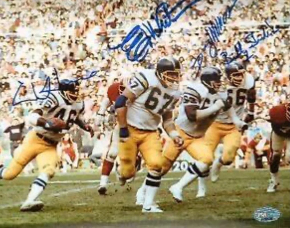 Some of the most fun we had on the offensive line was getting downfield and laying some huge blocks!