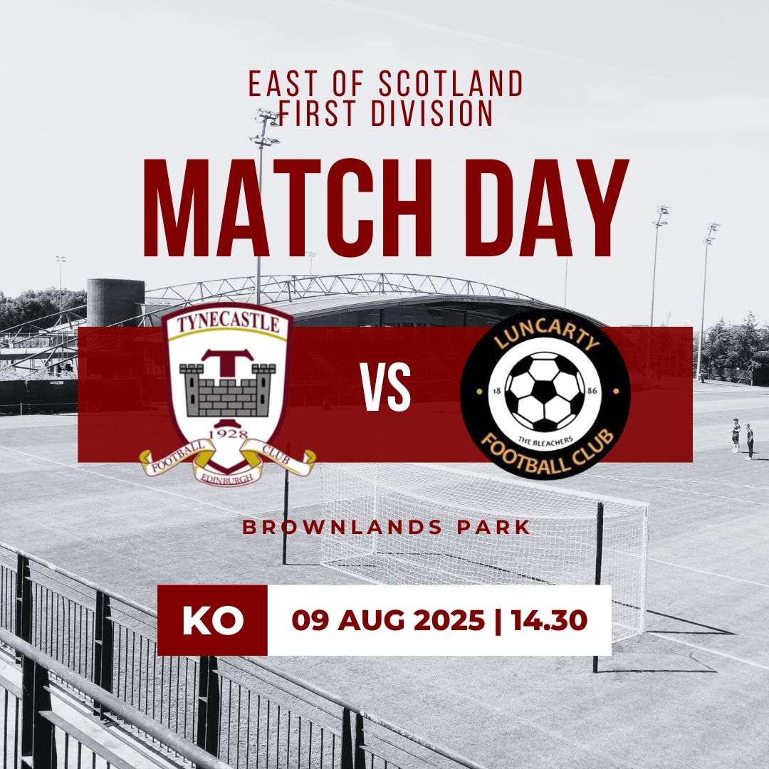 Tynecastle FC (@tynecastle_fc) on Twitter photo 🇱🇻 | MATCHDAY
🆚 <a href="/LuncartyFC/">Luncarty F.C</a>
🏆 <a href="/EastScotlandFA/">East of Scotland Football League</a> First Division
⏰ 2:30pm KO
📍 Brownlands Park 🇱🇻 | MATCHDAY
🆚 <a href="/LuncartyFC/">Luncarty F.C</a>
🏆 <a href="/EastScotlandFA/">East of Scotland Football League</a> First Division
⏰ 2:30pm KO
📍 Brownlands Park