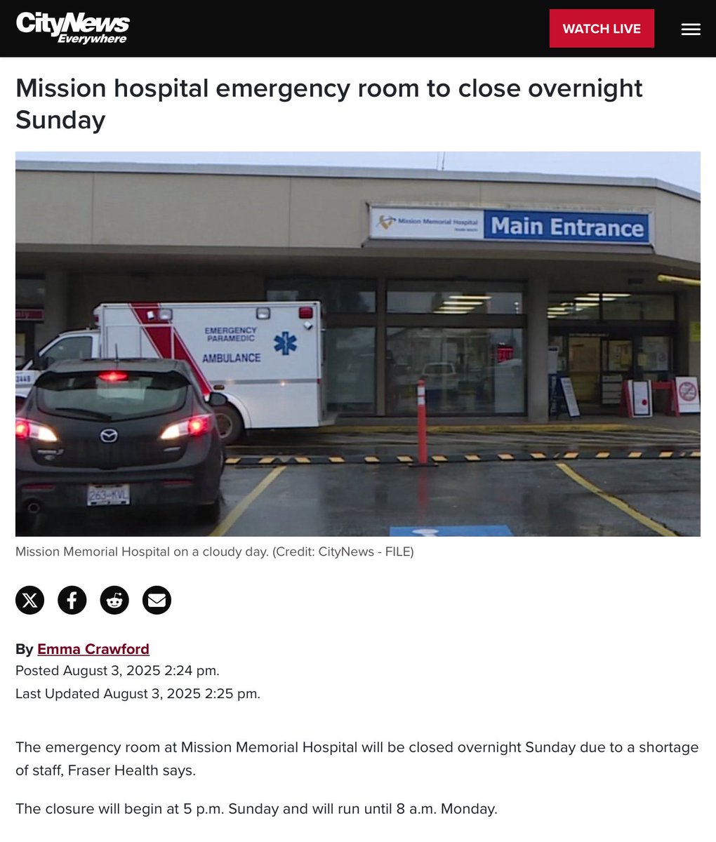 It’s just one BC ER Closure after another this long weekend. Where are our elected officials or are they on a permanent holiday? #BCHealthcareCrisis