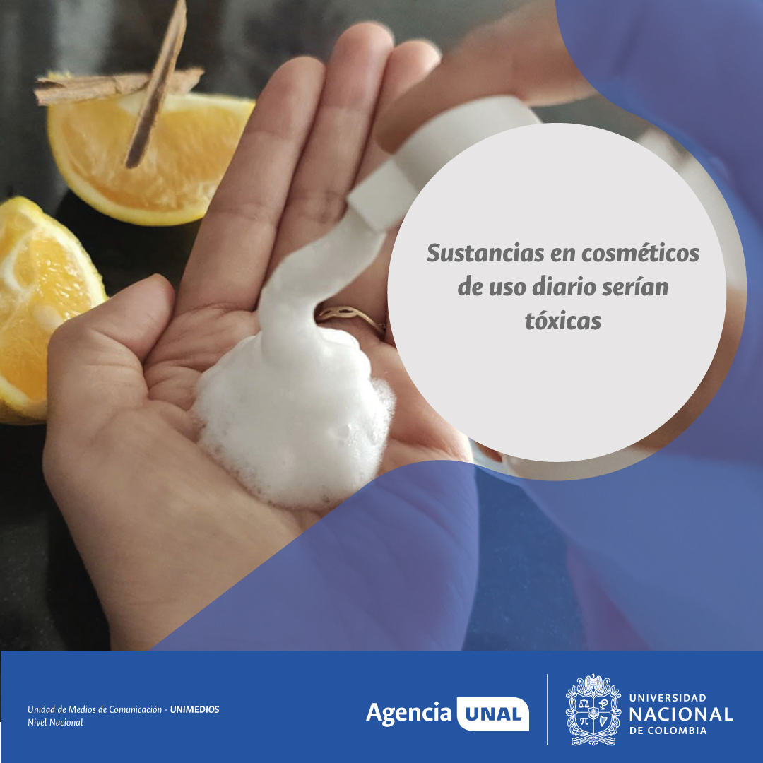 #AgenciaUNAL | En Colombia algunas cremas, labiales, bases, protectores solares y champús pueden contener químicos sintéticos que se acumulan en riñones e hígado. Su uso prolongado se asocia con alergias y menor eficacia de vacunas.

ow.ly/7jJC50WzFq4