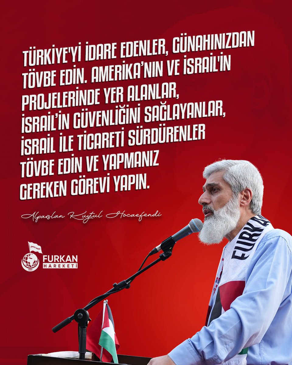 AlparslanHoca Hedefte
#GazzeyeİhanetİkiyüzlüSiyaset