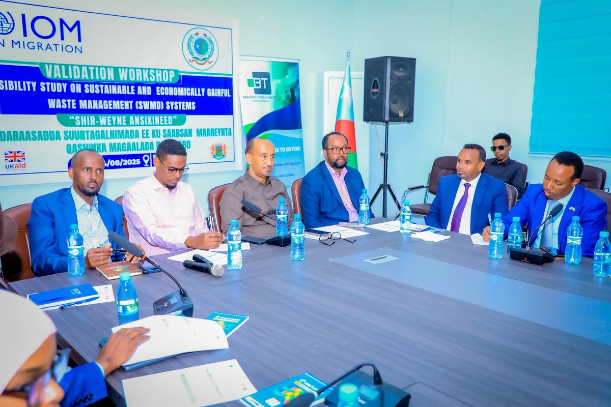 Ahmed Mohamed Sheikh Omar (@ahmedmo51192772) on Twitter photo ♻️ Today in Baidoa: I attended the Validation Workshop on a Sustainable & Economically Gainful Solid Waste Management System, officially opened by Mayor <a href="/Abdullahiwatiin/">Mayor Abdullahi Ali Watiin</a>
Proud to be part of this transformative journey! 🌿
#BaidoaCleanCity #WasteToWealth #Sustainability #Baidoa ♻️ Today in Baidoa: I attended the Validation Workshop on a Sustainable & Economically Gainful Solid Waste Management System, officially opened by Mayor <a href="/Abdullahiwatiin/">Mayor Abdullahi Ali Watiin</a>
Proud to be part of this transformative journey! 🌿
#BaidoaCleanCity #WasteToWealth #Sustainability #Baidoa
