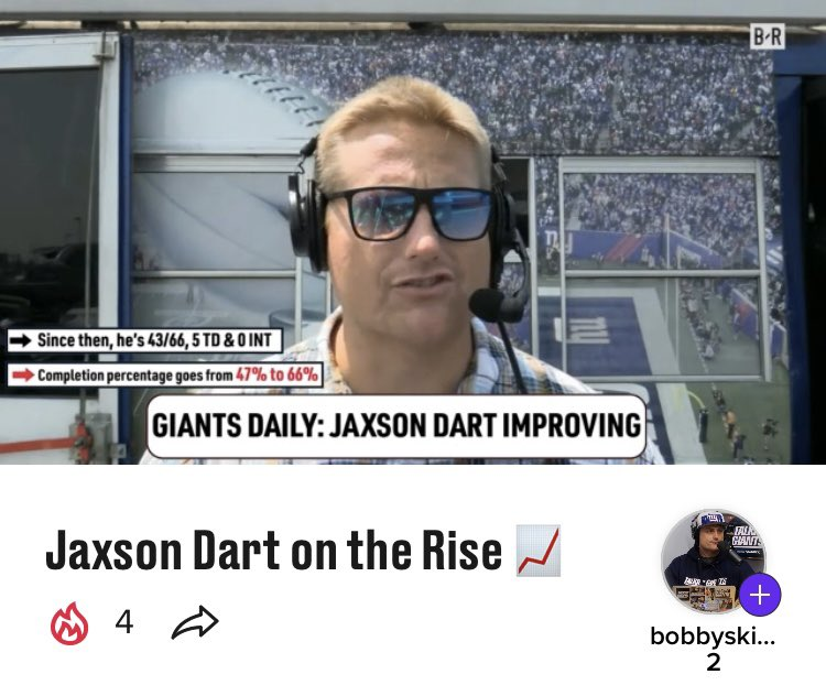 Bobby Skinner (@bobbyskinner_) on Twitter photo Excited to be working with <a href="/BleacherReport/">Bleacher Report</a> again! Going to be posting daily short form focused videos for them
bleacherreport.com/new-york-giants Excited to be working with <a href="/BleacherReport/">Bleacher Report</a> again! Going to be posting daily short form focused videos for them
bleacherreport.com/new-york-giants