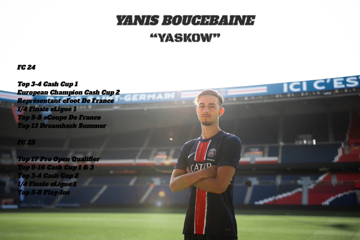 Yaskow_'s tweet image. FREE AGENT 

Étant en fin de contrat avec le PSG eSports, je suis à la recherche d'un nouveau projet pour FC 26 🔜

RT x ❤️ appréciés