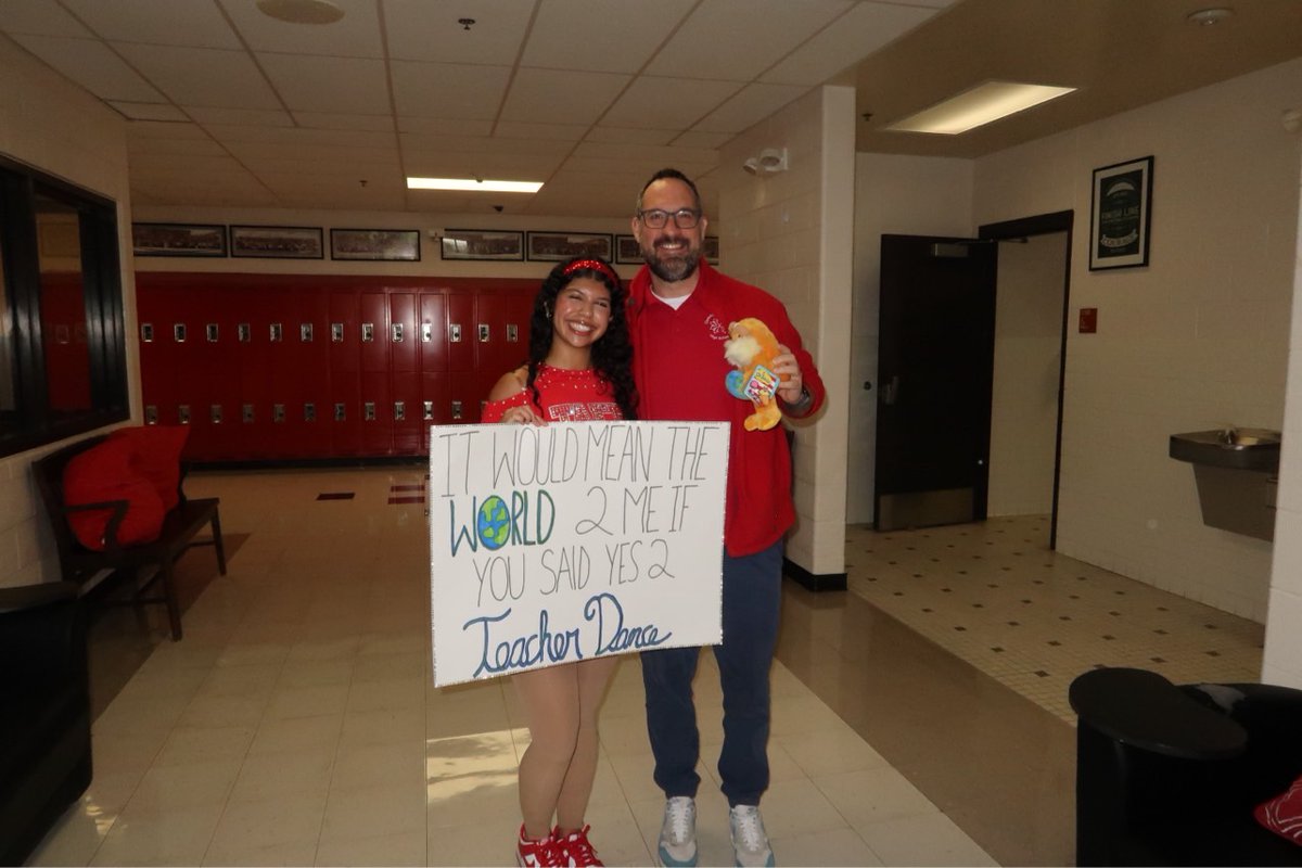 Mr. Flores and Mr. Harris are ready to put on their dancing shoes.