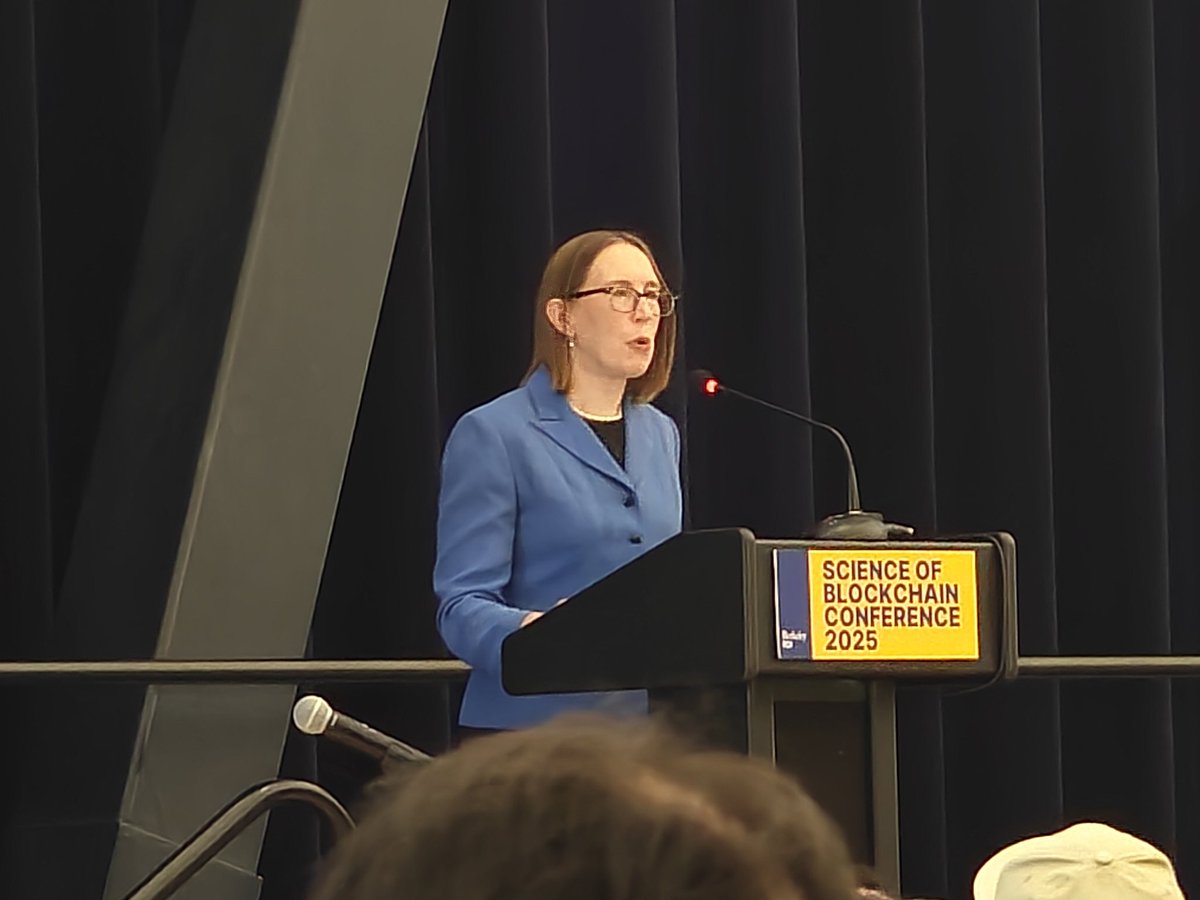 Thomas Chow 🌱 (@chinaesq) on Twitter photo Commissioner <a href="/HesterPeirce/">Hester Peirce</a> <a href="/SECGov/">U.S. Securities and Exchange Commission</a> at #SBC2025 talking about privacy and cryptography in blockchain transactions, particularly in peer to peer transactions. #ChiaFixesThis with Offers by not having forced intermediaries that threaten privacy. Commissioner <a href="/HesterPeirce/">Hester Peirce</a> <a href="/SECGov/">U.S. Securities and Exchange Commission</a> at #SBC2025 talking about privacy and cryptography in blockchain transactions, particularly in peer to peer transactions. #ChiaFixesThis with Offers by not having forced intermediaries that threaten privacy.
