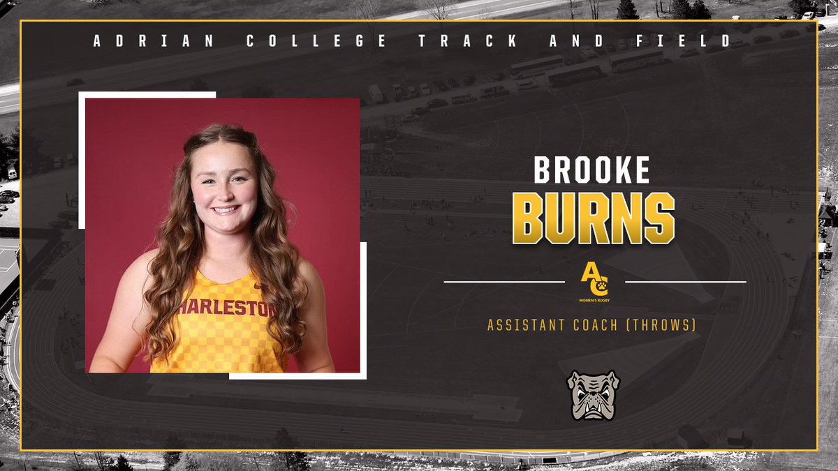 Adrian College Athletics (@adrianbulldogs) on Twitter photo The <a href="/ACBulldogsTrack/">Adrian XC/TF</a> welcomes Brooke Burns as assistant throws coach
📰 tinyurl.com/5fkvdmmt
#d3tf #GDTBAB The <a href="/ACBulldogsTrack/">Adrian XC/TF</a> welcomes Brooke Burns as assistant throws coach
📰 tinyurl.com/5fkvdmmt
#d3tf #GDTBAB
