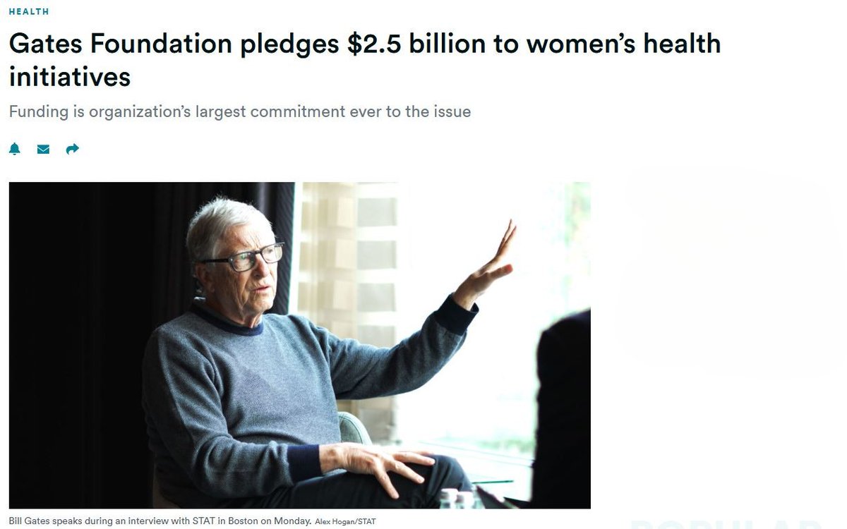 Gates Foundation (@gatesfoundation) on Twitter photo “For too long, women have suffered from health conditions that are misunderstood, misdiagnosed, or ignored. We want this investment to spark a new era of women-centered innovation.” – <a href="/AnitaZaidi/">Anita Zaidi</a>, Gates Foundation President of Gender Equality
Learn more about our latest “For too long, women have suffered from health conditions that are misunderstood, misdiagnosed, or ignored. We want this investment to spark a new era of women-centered innovation.” – <a href="/AnitaZaidi/">Anita Zaidi</a>, Gates Foundation President of Gender Equality
Learn more about our latest