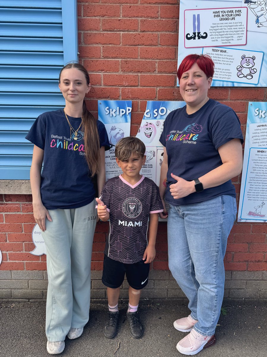 And just like that it's the last week of the <a href="/BelfastTrust/">Belfast Trust</a> Summer Scheme already. Once again it's a thumbs up from my son who has had lots of fun, made some great friends and wonderful memories. Massive thank you to the HR IWL team for making this happen.  #beingbelfast #BHSCT