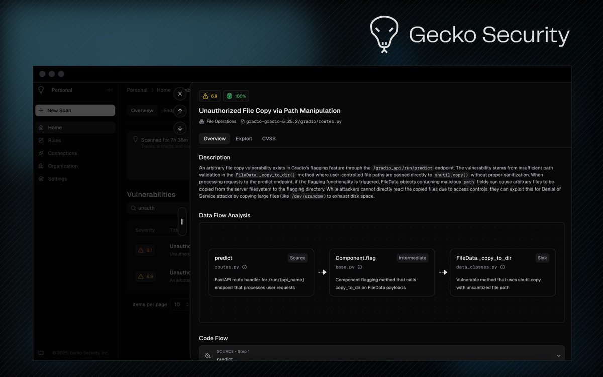 Y Combinator (@ycombinator) on Twitter photo Gecko’s (<a href="/gecko_sec/">Gecko Security</a>) AI SAST scanner found 30+ zero-day vulnerabilities in major open source projects that no AppSec tool found.
Here’s how they did it: gecko.security/blog/gecko-30-… Gecko’s (<a href="/gecko_sec/">Gecko Security</a>) AI SAST scanner found 30+ zero-day vulnerabilities in major open source projects that no AppSec tool found.
Here’s how they did it: gecko.security/blog/gecko-30-…