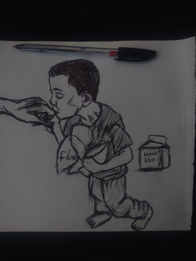 I still can’t get over my sadness about Amir’s story. I feel stuck with him. His only fault was that he was hungry...  
If you see Amir’s story, please put a dot
chuffed.org/project/140616