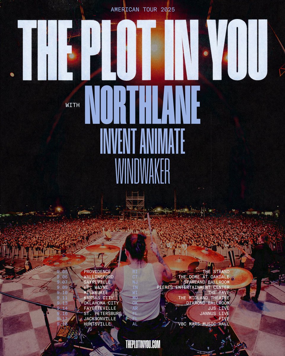 On tour this fall with <a href="/Northlane/">Northlane</a> <a href="/Invent_Animate/">Invent Animate</a> and <a href="/windwakertweets/">Windwaker</a> 

Tickets and VIP - theplotinyou.shop