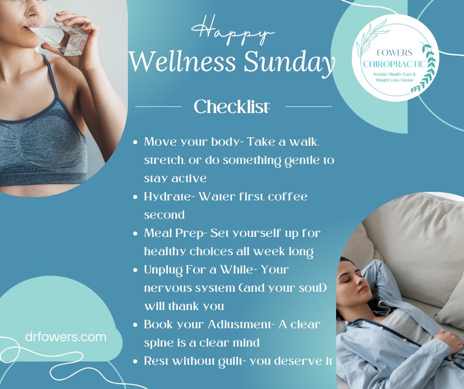 Fowers_Chiro's tweet image. Your body works hard for you- take care of it like it takes care of you. 👐💙
#WellnessSunday #SundayVibes #SundayCheckList #FowersChiropractic #DrFowers #EnjoyYourSunday #HappySunday #WellnessCheckList #CitrusHeights #CitrusHeightsCA