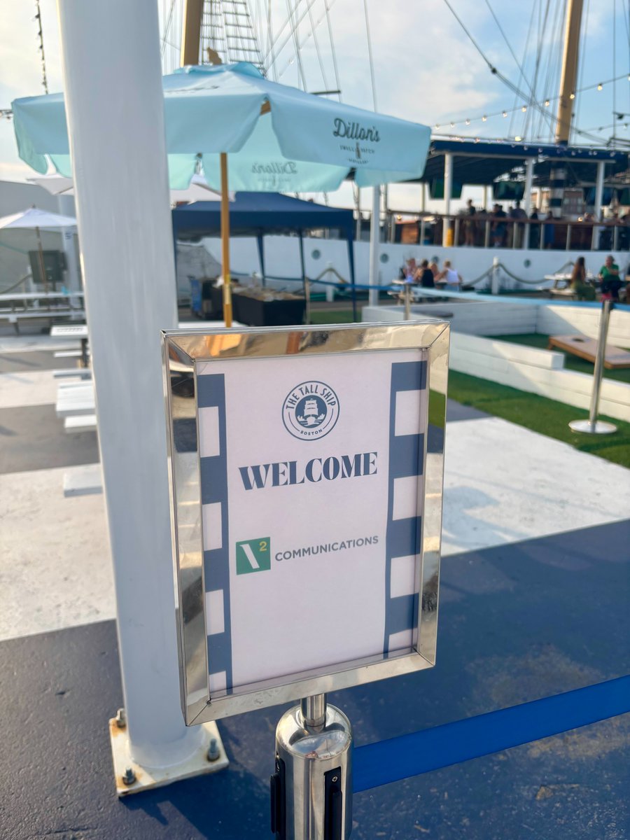 V2comms's tweet image. Nothing beats a summer afternoon on the Boston Harbor, especially celebrating a year of hard work with the entire V2 team. Our outing to Tall Ship Boston was the perfect reminder of what makes V2 special: our people. Grateful for time to connect and celebrate!