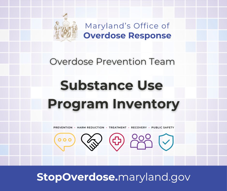 We're excited to announce the latest update to our Overdose Prevention Team Program Inventory! 

This report highlights the progress local jurisdictions in Maryland are making to expand support for people with substance use disorders. 

Full report: StopOverdose.maryland.gov/resources