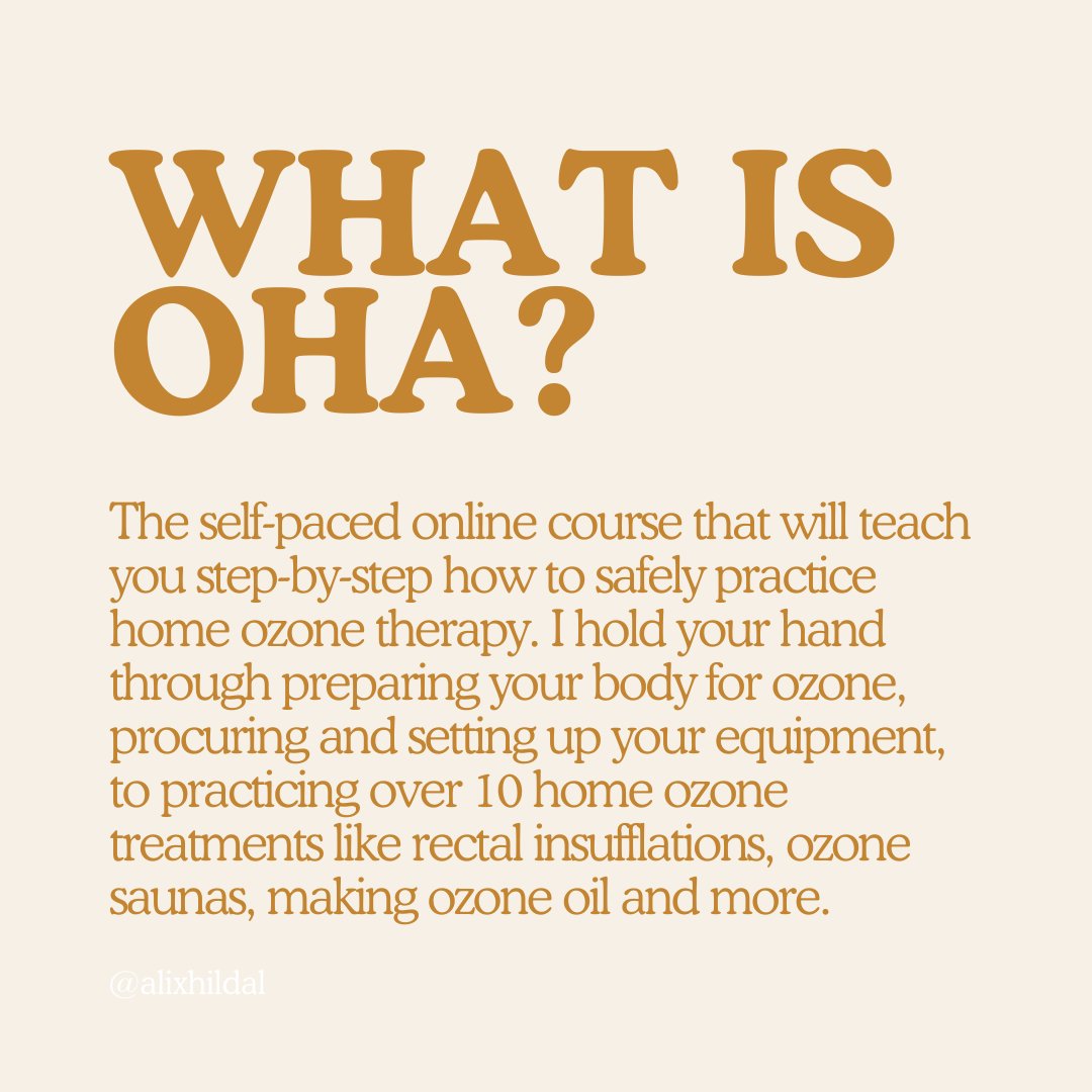 alixhildalo3's tweet image. 1/3

Swipe to read about OHA &amp;amp; see what students are saying!!

#ozone #ozonetherapy #ozonegenerator #ozonemachine #ozonetreatment #ozoneinsufflation