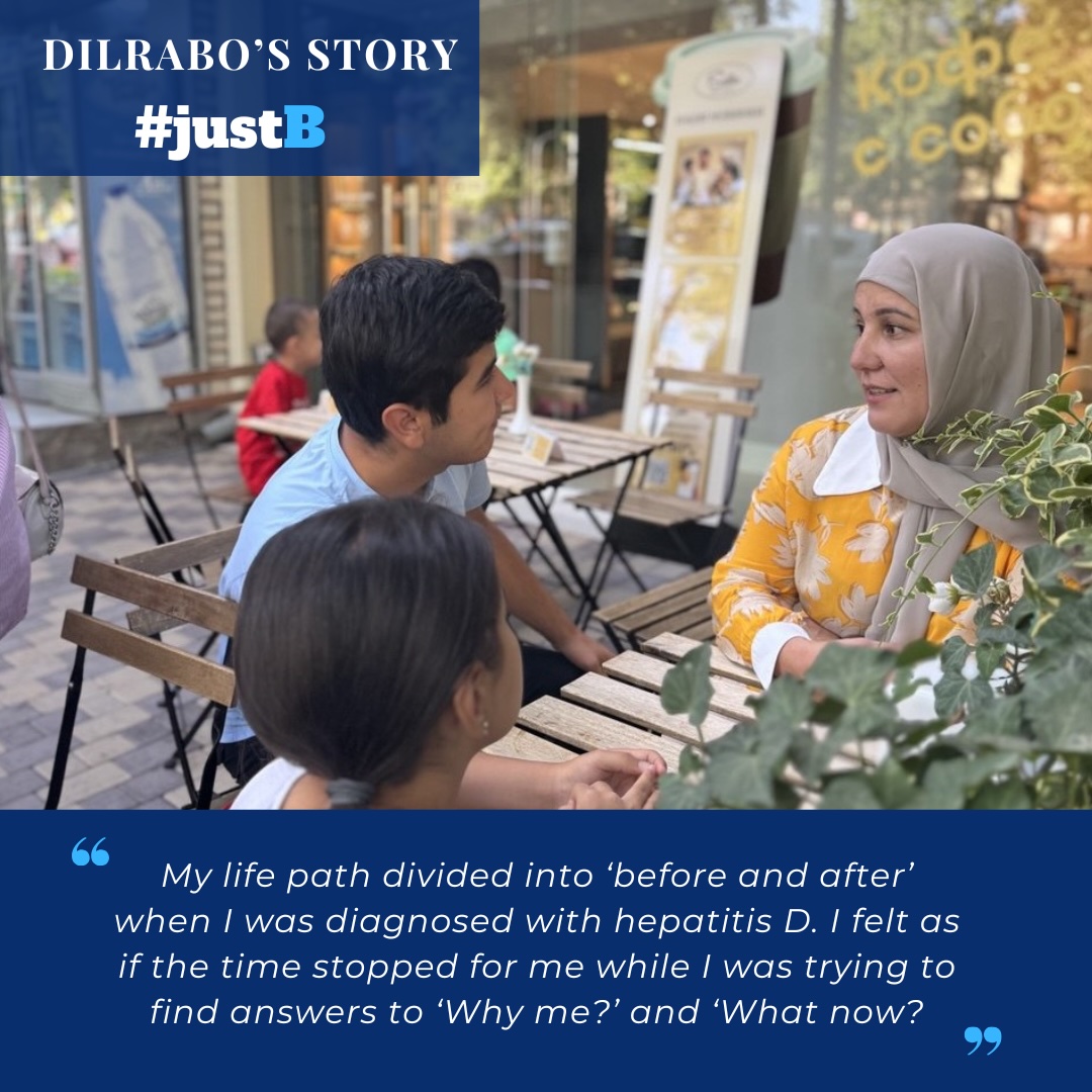 💬 “My life path divided into ‘before and after’ when I was diagnosed with hepatitis D...”

Dilrabo faced fear and isolation ⏳ but found strength 💪 and purpose 💛 through support and community. 🌱✨

📽️: hepbstories.org/b-the-voice/di…

#justB #HepatitisB #PatientVoices #LiverHealth