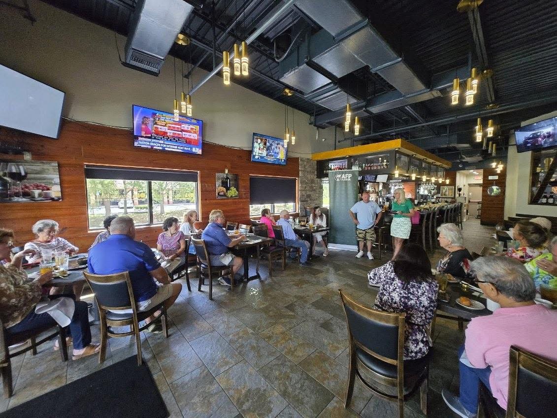 Great company, great conversations, and a great Lunch and Learn! #FlaPol #Naples <a href="/AFPhq/">Americans for Prosperity</a>