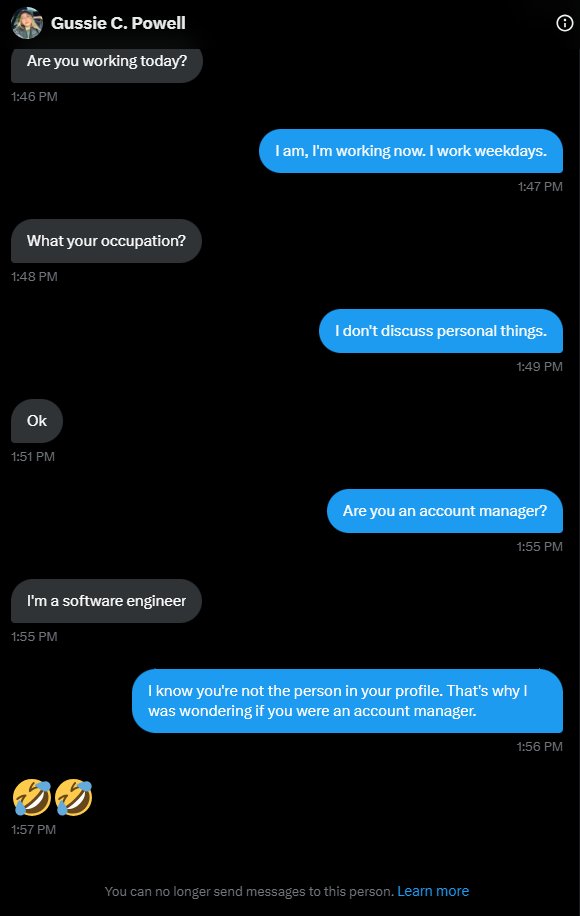 Was it something I said?