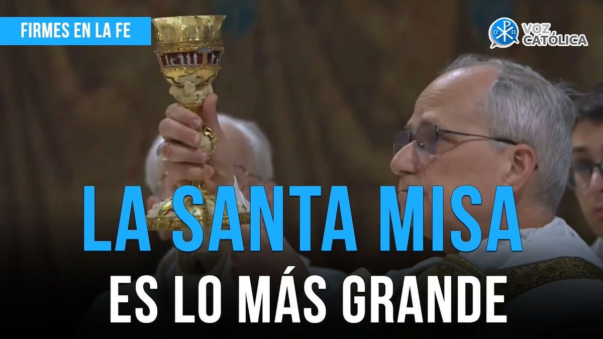 🙏 FIRMES EN LA FE🙏
LA SANTA MISA ES LO MÁS GRANDE - P. GABRIEL ZAPATA
youtu.be/lddiAfr27dI

📖 _Temas que encontrarás en este video:_
✅ La importancia de la Misa diaria como fuente de fortaleza espiritual
✅ Testimonios de fe y sacrificio que revelan el valor de la