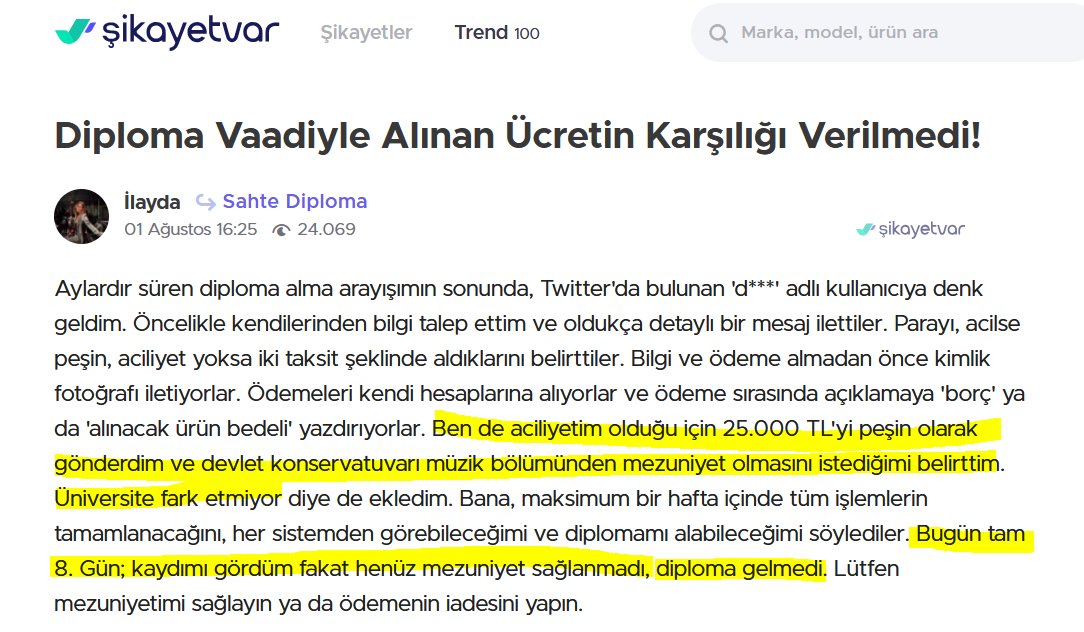 Sevgili İlayda, sahte diploma almaya çalıştığın çetenin bazı üyeleri gözaltına alındı. Haklarında 50 yıla kadar hapis cezası isteniyor.