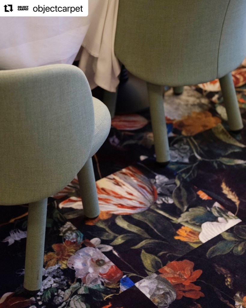 In the restaurant of a historic theater in Stockholm, OBJECT CARPET's Sofia 802 carpet tile brings drama to its floor. 

🔗 l8r.it/aWtY

#OBJECTCARPET ✖️ #SummitInternationalFlooring
#InteriorDesigner #HospitalityDesign  #RestaurantDesign