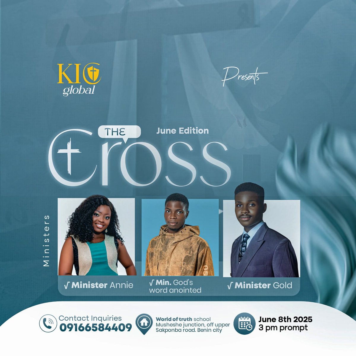 IgeBright12948's tweet image. Designed this flyer for an upcoming church program.
Good design doesn’t just look good—it prepares hearts.
🎨🕊️ #ChurchFlyer #FaithThroughDesign #GraphicDesign #ChristianCreative