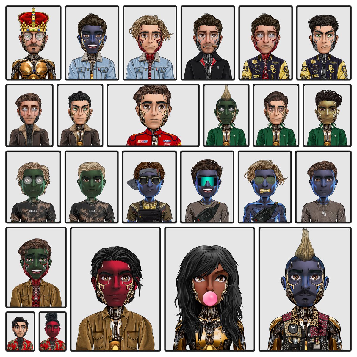 Body mods are my favorite traits. About 1/3 of my <a href="/skidcitynft/">Skid City | WTP ✊</a> are body mods.