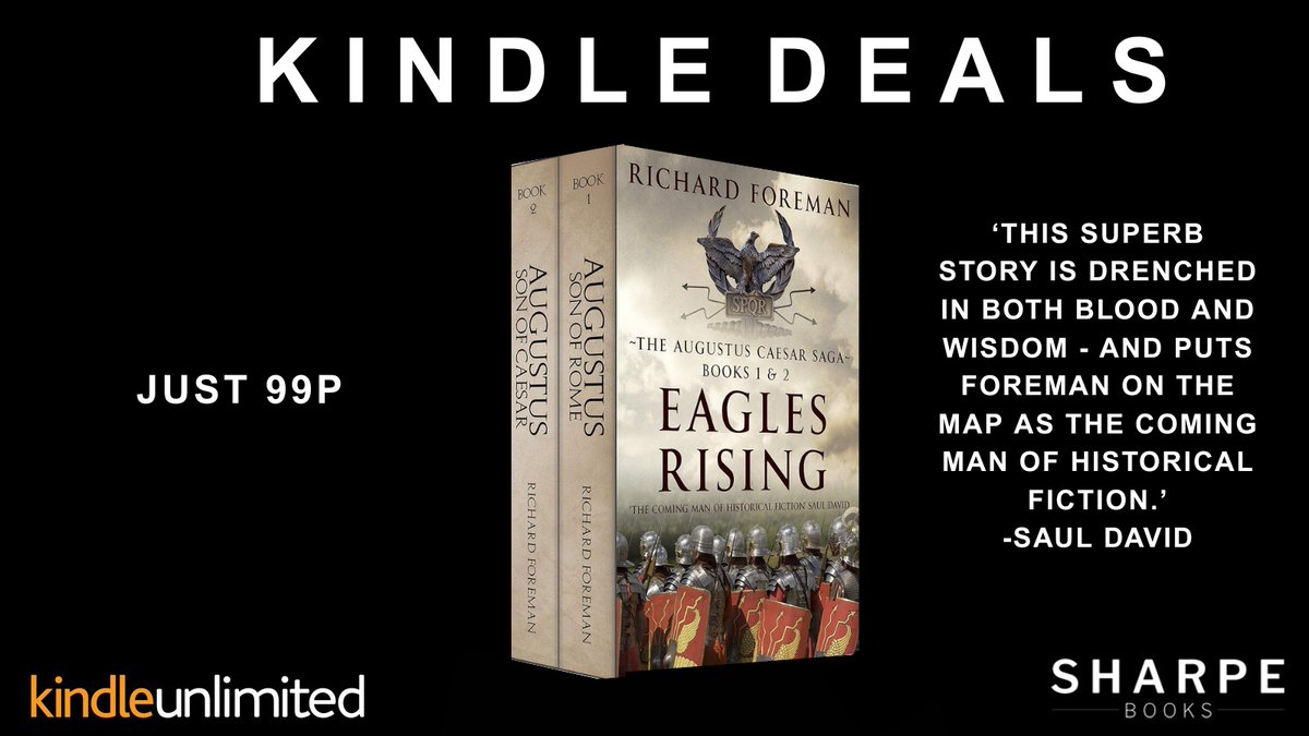 #KindleDeals
#99p Eagles Rising, by @rforemanauthor

What happened after the Ides of March?

amazon.co.uk/Eagles-Rising-…

#histfic #ancientrome #augustuscaesar