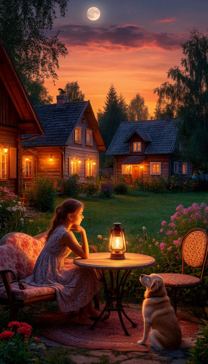 "The stillness of the night brings a sense of peace to the soul"...🌕✨