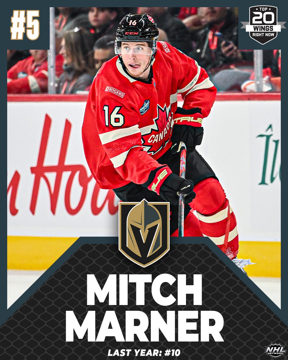 NHL Network (@nhlnetwork) on Twitter photo Mitch Marner moves into the Top 5 after his first 100-point season!
<a href="/GoldenKnights/">Vegas Golden Knights</a> | #NHLTopPlayers Mitch Marner moves into the Top 5 after his first 100-point season!
<a href="/GoldenKnights/">Vegas Golden Knights</a> | #NHLTopPlayers